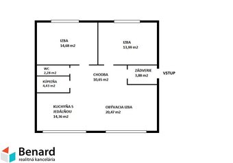 PREŠOV-3 IZBOVÝ BYT, NOVOSTAVBA, 85 m2,SOLIVAR.,UL. ZLATOBAN - 7