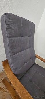 Kreslo - sivé - 7