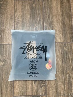 Tmavo modré stussy tričko - 7