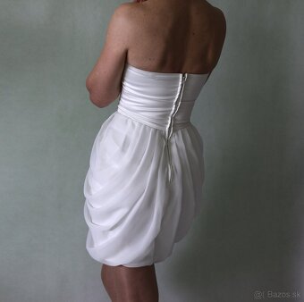 Korzetové šaty satén a šifón I Love Link veľ.32 - 7