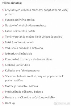 Detská postieľka Momi - 7