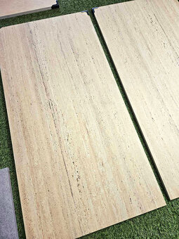 Terasová dlažba gres 2cm, 120x60 Travertín Gold protišmyk - 7