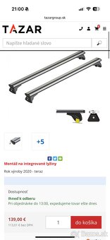 Strešný nosič NORDRIVE s nosičom na bicykel - 7