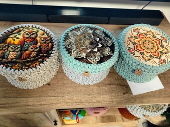 Svietniky, Háčkované deky + košíky, Nechtiková mast - 7