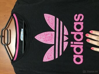 ADIDAS originál black damske tricko S/M - 7