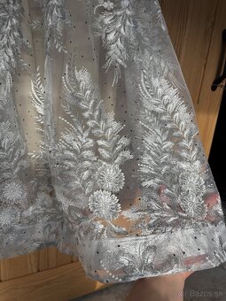 Spoločenské / svadobné šaty 42 - 7