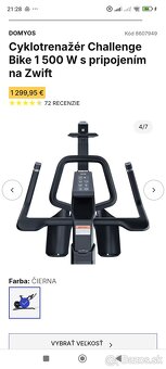 Trenažer , stacionárny bicykel - 7