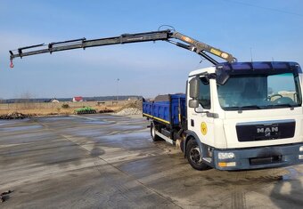 MAN TGL 12-250 - 4x2 – SklápěčValník + HR-PM 5 – EURO 5 - 7
