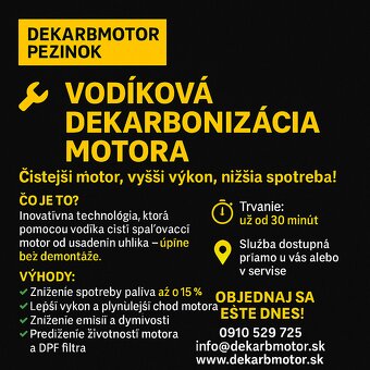 Dekarbonizácia motora vodíkom (HHO dekarbonizácia) - 7