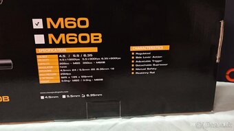 Predám PCP vzduchovku Snowpeak M60, kaliber 6.35 mm - 7