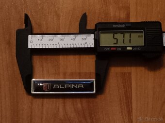BMW ALPINA emblem, loga, nálepky - 7