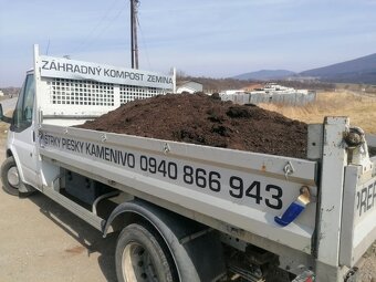 Predaj štrku a piesku –Kompost, Rašelina, Substrat zemina aj - 7