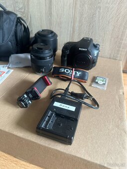 Sony Alpha A58 + 2 objektívy a bohaté príslušenstvo - 7