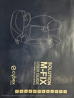 Zlacnene...Cybex M-Fix 15-36 Olive khaki - 7