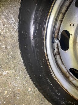 Plech disky 4x108 15” + zimne gumy 185/65R15 Peugeot Citroën - 7