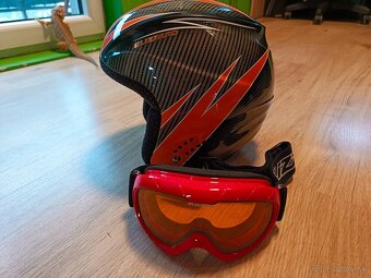 detske lyziarky, prilba a okuliare - 7