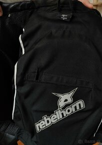 Kožená moto kombinéza Rebelhorn, XL - 7