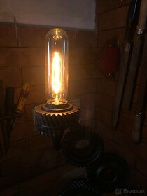 Industriálna lampa z ozubených kolies - 7