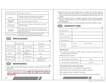 aku rotačná brúska nožov - 7