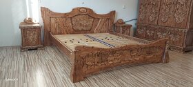 Drevená posteľ Poľovnicke motivy 180×200 vrátane roštov - 7