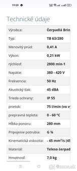 Priemyselné Čerpadlo Brinkmann Z 63/270 - 7