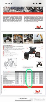 Demolačný drapák Verachtert VRG25 - 7