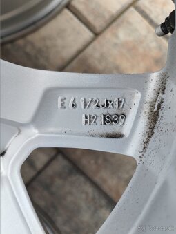 5x112 r17 hliníkové disky BMW X1 + Tpms snímače - 7