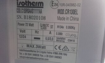 Isotherm CR 130EL.chladnička na 12/24V - 7