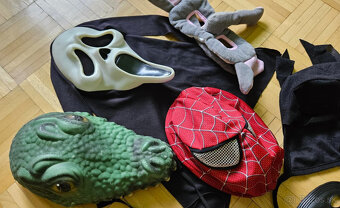 Masky na karneval pre deti, Spiderman a Vreskot (Scream) - 7