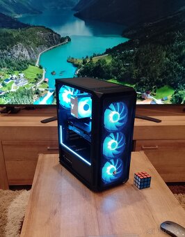 Herný ARGB PC–Ryzen 5+RTX 3060Ti+32 GB RAM+NVMe+SSD - 7