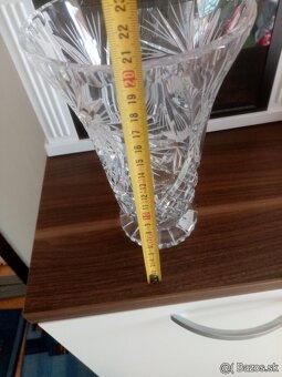Krištáľová váza Bohemia,kabaret - 7