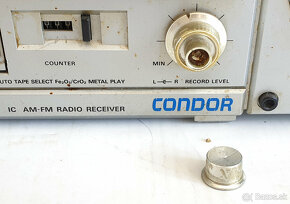 Tesla Condor K304 vintage rádiomagnetofón 80te roky CSSR - 7