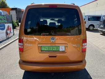 ► VW CADDY MAXI 2,0 TDI 4x4 - PARK. SENZORY, NEZAV. TOPENÍ ◄ - 7