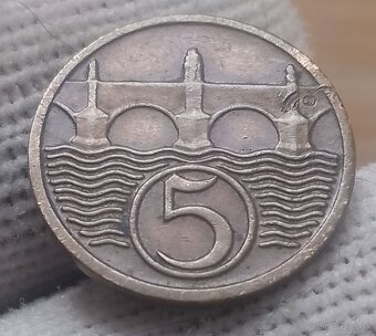 Československé meď.5 haliere. - 7