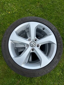 Letná sada R17 5x112, CONTINENTAL 225/45 R17 3,6mm - 7