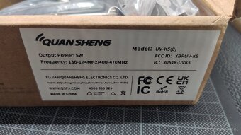 Predám multi-band vysielačku Quansheng UV-K6 - 7