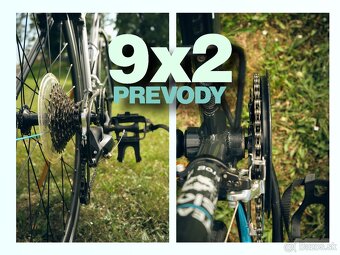🔴PREDANÝ  Detský/Junior Cestný bike- Frog Road 70 Team Sky - 7