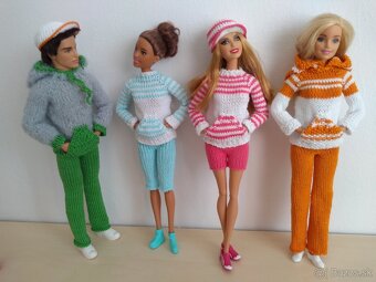 Oblečenie kraťasy tričko šiltovka pre bábiky Ken barbie bund - 7