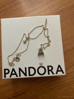 ♥ Pandora strieborná retiazka s písmenom A ♥ - 7