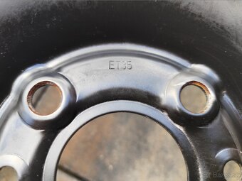 4x98 r14 plechové disky Fiat 500, Panda, Punto, Doblo - 7