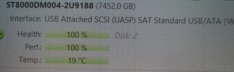 Harddisk Seagate BarraCuda 8TB HDD SATA 100% stav - 7