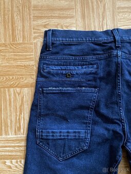 panske riflove sortky, kratasy g-star raw velkost W35. - 7