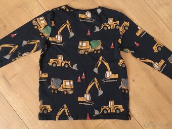 Tričko LINDEX 110 (4-5 r.) modré bagre - 7