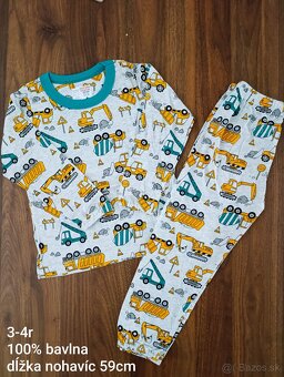 Dvojdielne pyžamo motív traktor - 7