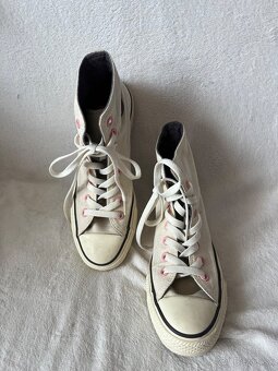 Kotnikove tenisky Converse. Kremova farba. Velkost 39.5. - 7