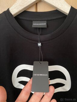 panske tricko EMPORIO ARMANI velkost XL cierne /ORIGINAL/ - 7