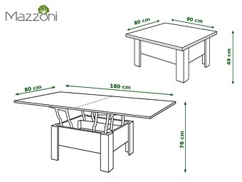 Rozkladací stolík Mazzoni Oslo - 7