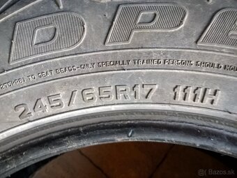 2 ks LETNÉ 245/65 R17 111H FALKEN 5-6 mm r.2021 LEN 25-€/kus - 7