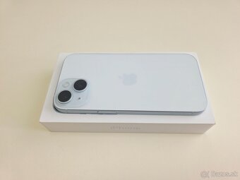 APPLE IPHONE 15 128GB,BLUE ,BATERKA 100%.ZÁRUKA - 7