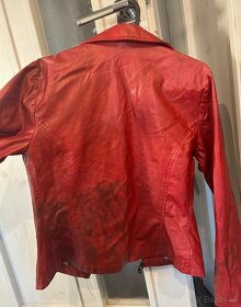 Červená vintage bunda - 7